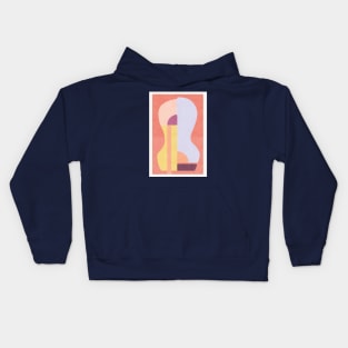 Abstract Guitar Landscape Kids Hoodie